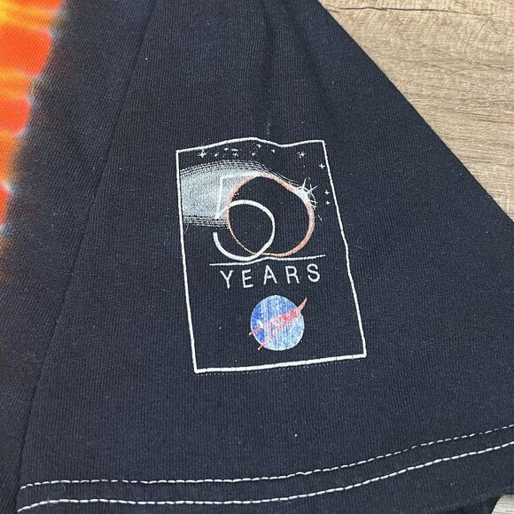 Vintage Kennedy Space Center Launch Tie Dye Shirt Size Large 50 Years NASA - Picture 7 of 8